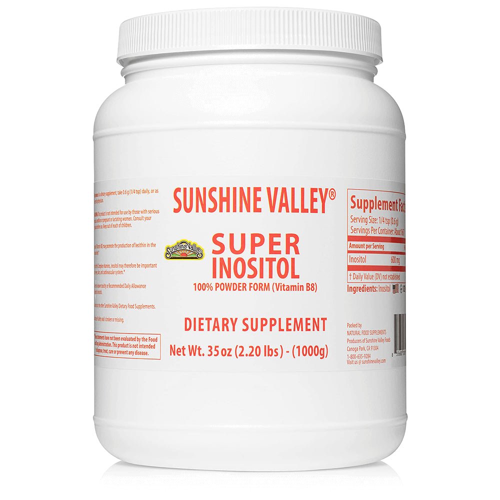 Super Inositol 35oz Vitamin B8 Powder – Dietary Supplement Sunshine Valley