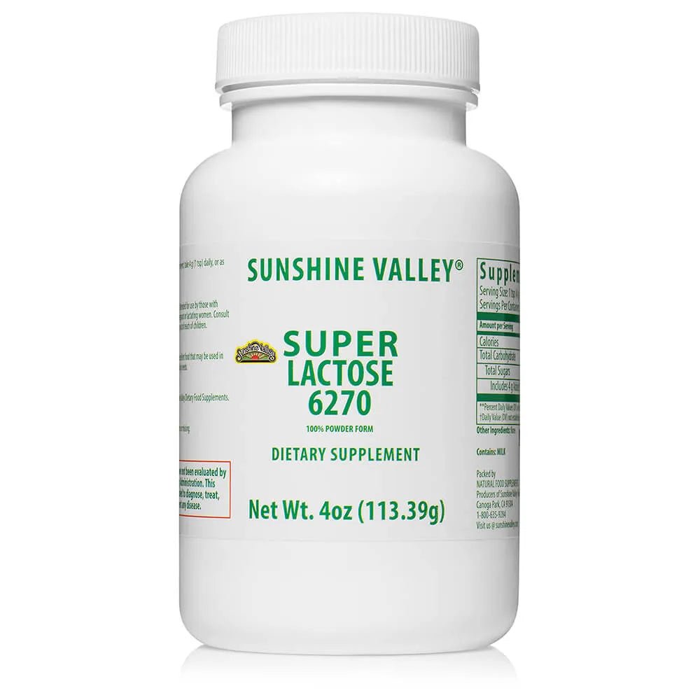 Super Lactose 6270 Dietary Supplement Powder – 4 oz Sunshine Valley